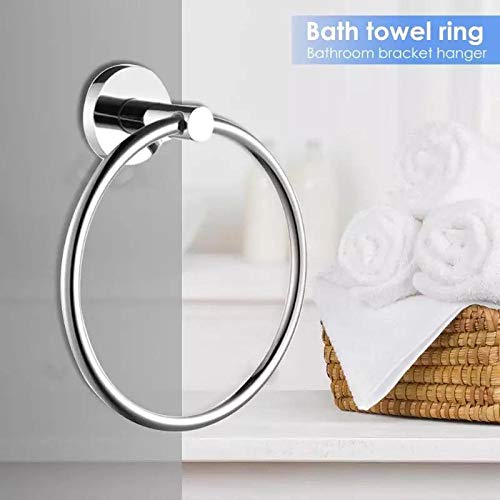 Stainless Steel  Chrome Finished Round Napkin Ring/Towel Ring/Napkin Holder/Towel Hanger/Towel Holder for Bathroom/