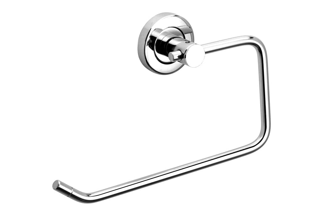 Stainless Steel New Half Square Napkin Ring/Towel Ring/Napkin Holder/Towel Hanger(Chrome) - Pack of 1