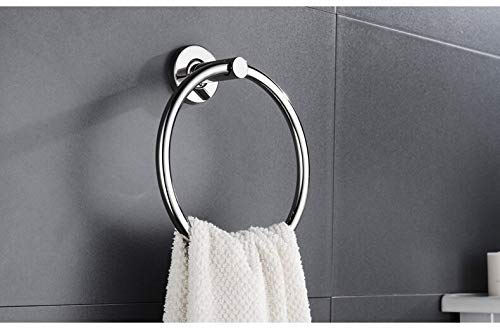 Stainless Steel  Chrome Finished Round Napkin Ring/Towel Ring/Napkin Holder/Towel Hanger/Towel Holder for Bathroom/