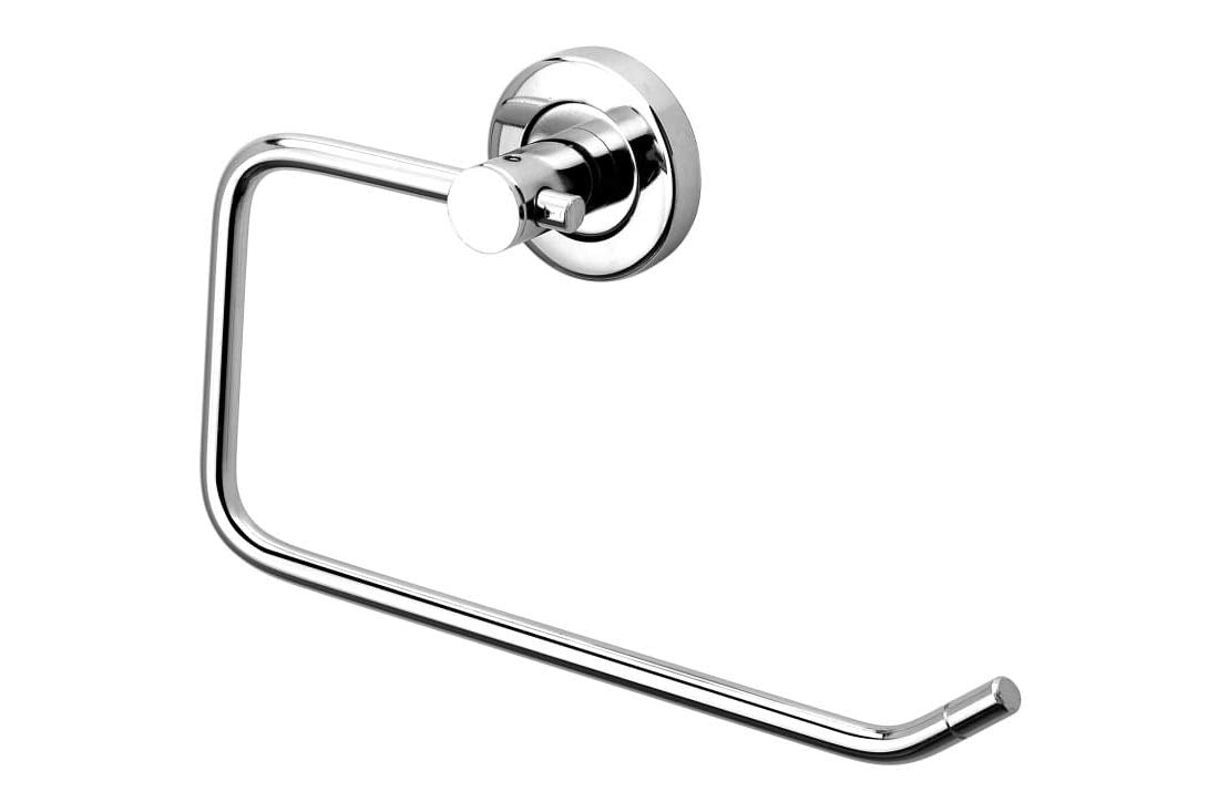 Stainless Steel New Half Square Napkin Ring/Towel Ring/Napkin Holder/Towel Hanger(Chrome) - Pack of 1