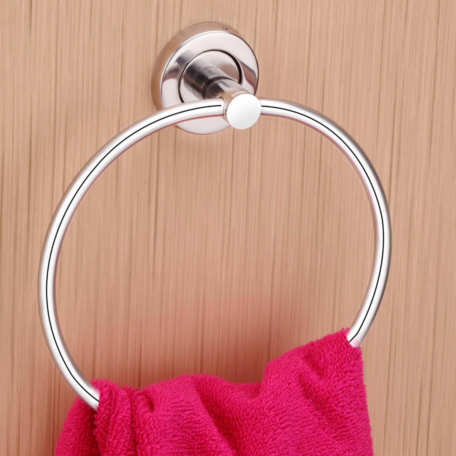 Stainless Steel  Chrome Finished Round Napkin Ring/Towel Ring/Napkin Holder/Towel Hanger/Towel Holder for Bathroom/