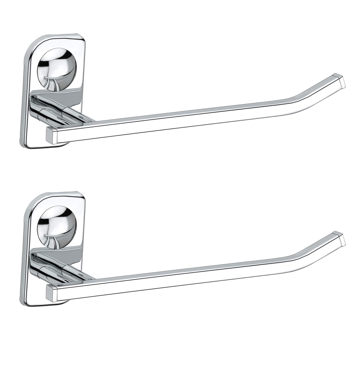 Stainless Steel Hand Towel Hanger/Towel Ring for Wash Basin/Towel Hanger/Holder/Bathroom Accessories (Chrome - Pack of 2)