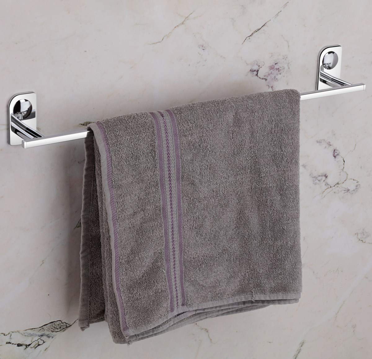 24 Inch Wall Mounted Stainless Steel Bathroom Towel Hanger - Space-Saving - Durable Bathroom Accessories